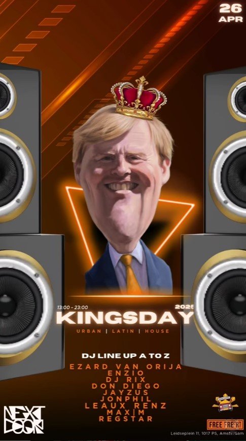 Kings Day Party at Next Door 
